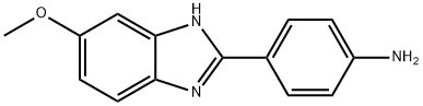 4-(5-METHOXY-1 H-BENZOIMIDAZOL-2-YL)-PHENYLAMINE Struktur