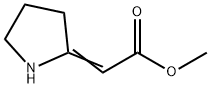 2-(2-pyrrolidinylidene)-Acetic acid Methyl ester Struktur