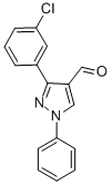 3-(3-CHLORO-PHENYL)-1-PHENYL-1H-PYRAZOLE-4-CARBALDEHYDE Struktur