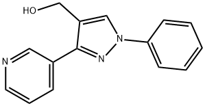 (1-PHENYL-3-(PYRIDIN-3-YL)-1H-PYRAZOL-4-YL)METHANOL Struktur