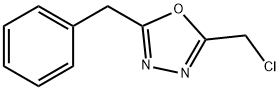 2-benzyl-5-(chloromethyl)-1,3,4-oxadiazole Struktur