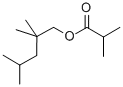 2,2,4-TRIMETHYLPENTYLMONOISOBUTYRATE Struktur