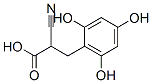 Benzenepropanoic acid, alpha-cyano-2,4,6-trihydroxy- (9CI) Struktur