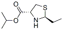 4-Thiazolidinecarboxylicacid,2-ethyl-,1-methylethylester,(2S,4R)-(9CI) Struktur