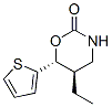 2H-1,3-Oxazin-2-one,5-ethyltetrahydro-6-(2-thienyl)-,(5R,6R)-(9CI) Struktur