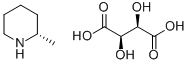 (S)-2-METHYLPIPERIDINE-L-TARTRATE Struktur