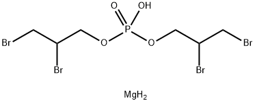 BIS(2,3-DIBROMOPROPYL)PHOSPHATE,MAGNESIUMSALT Struktur