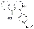 1-(4-ethoxyphenyl)-2,3,4,9-tetrahydro-1H-beta-carboline hydrochloride Struktur