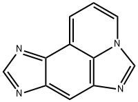 Diimidazo[4,5-f:4,5,1-ij]quinoline (9CI) Struktur