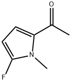 Ethanone, 1-(5-fluoro-1-methyl-1H-pyrrol-2-yl)- (9CI) Struktur