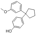 4-[1-(3-METHOXYPHENYL)CYCLOPENTYL]PHENOL Struktur