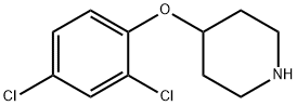 4-(2,4-DICHLOROPHENOXY)PIPERIDINE Struktur