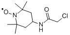 4-(2-CHLOROACETAMIDO)-2,2,6,6-TETRAMETHYLPIPERIDINE 1-OXYL Struktur