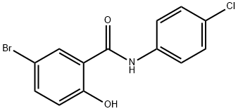 5-BROMO-4'-CHLOROSALICYLANILIDE Struktur