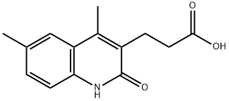 3-(2-HYDROXY-4,6-DIMETHYL-QUINOLIN-3-YL)-PROPIONIC ACID Struktur