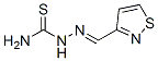 3-Isothiazolecarbaldehyde thiosemicarbazone Struktur