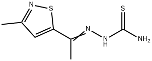 1-(3-Methyl-5-isothiazolyl)ethanone thiosemicarbazone Struktur