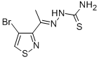 Methyl(4-bromo-3-isothiazolyl) ketone thiosemicarbazone Struktur