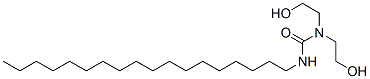 1,1-bis(2-hydroxyethyl)-3-octadecylurea Struktur