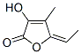 5-ethylidene-3-hydroxy-4-methylfuran-2(5H)-one Struktur