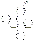 1-(4-Chlorophenyl)-1,4-dihydro-2,3-diphenylquinoline Struktur