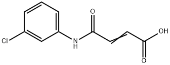 4-(3-CHLOROANILINO)-4-OXOBUT-2-ENOIC ACID Struktur