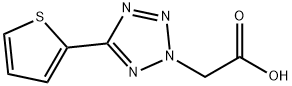 (5-THIEN-2-YL-2H-TETRAZOL-2-YL)ACETIC ACID Struktur