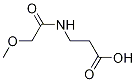 N-(2-Methoxyacetyl)-beta-alanine Struktur