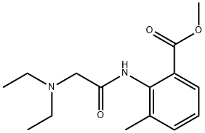 托利卡因 結(jié)構(gòu)式