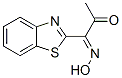 1,2-Propanedione,1-(2-benzothiazolyl)-,1-oxime(9CI) Struktur