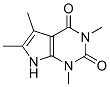 1,3,5,6-Tetramethyl-1H-pyrrolo[2,3-d]pyrimidine-2,4(3H,7H)-dione Struktur