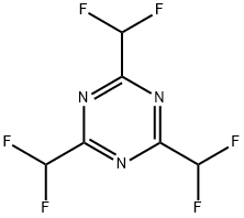 2,4,6-TRIS(DIFLUOROMETHYL)-1,3,5-TRIAZINE Struktur