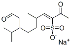 sodium 7-isopropyl-1,4-dimethylazulenesulphonate Struktur