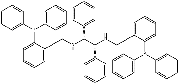 R,R-N,N'-bis[[2-(diphenylphosphino)phenyl]
Methyl]-1,2-diphenyl-1,2-EthanediaMine Struktur