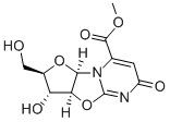 6-METHOXYCARBONYL-O-2,2'-ANHYDRO-BETA-D-ARABINOFURANOSYL URACIL Struktur