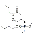 Thiophosphoric acid O,O-dimethyl S-[1,2-di(butoxycarbonyl)ethyl] ester Struktur