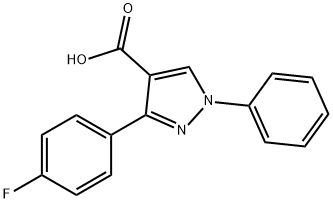 3-(4-FLUORO-PHENYL)-1-PHENYL-1H-PYRAZOLE-4-CARBOXYLIC ACID price.