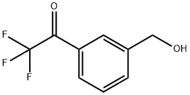 Ethanone, 2,2,2-trifluoro-1-[3-(hydroxymethyl)phenyl]- (9CI) Struktur