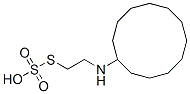 Thiosulfuric acid S-[2-(cyclododecylamino)ethyl] ester Struktur