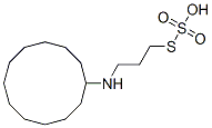 S-3-[Cyclododecylamino]propyl hydrogen thiosulfate Struktur