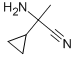 2-AMINO-2-CYCLOPROPYLPROPANENITRILE Struktur