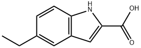 5-ETHYLINDOLE-2-CARBOXYLIC ACID Struktur