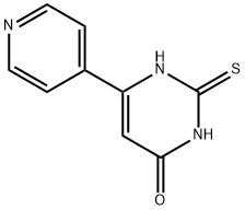 6-Pyridin-4-yl-2-thioxo-2,3-dihydropyrimidin-4(1{H})-one Struktur