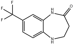 8-TRIFLUOROMETHYL-1,3,4,5-TETRAHYDRO-BENZOB1,4DIAZEPIN-2-ONE Struktur