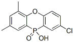 8-Chloro-10-hydroxy-2,4-dimethyl-10H-phenoxaphosphine 10-oxide Struktur