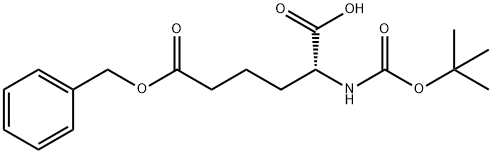 (S)-6-(benzyloxy)-2-(tert-butoxycarbonylaMino)-6-oxohexanoic acid Struktur