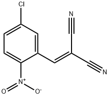 [(5-Chloro-2-nitrophenyl)methylene]malononitrile Struktur