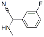 Benzeneacetonitrile, 3-fluoro-alpha-(methylamino)- (9CI) Struktur