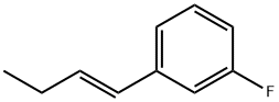 Benzene, 1-(1E)-1-butenyl-3-fluoro- (9CI) Struktur