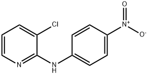 3-chloro-N-(4-nitrophenyl)pyridin-2-amine Struktur